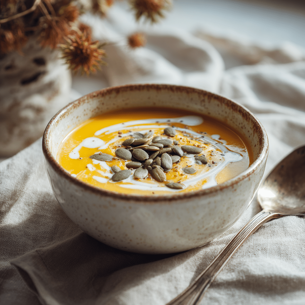 Pumpkin Soup with Coconut Milk - Recipe Image