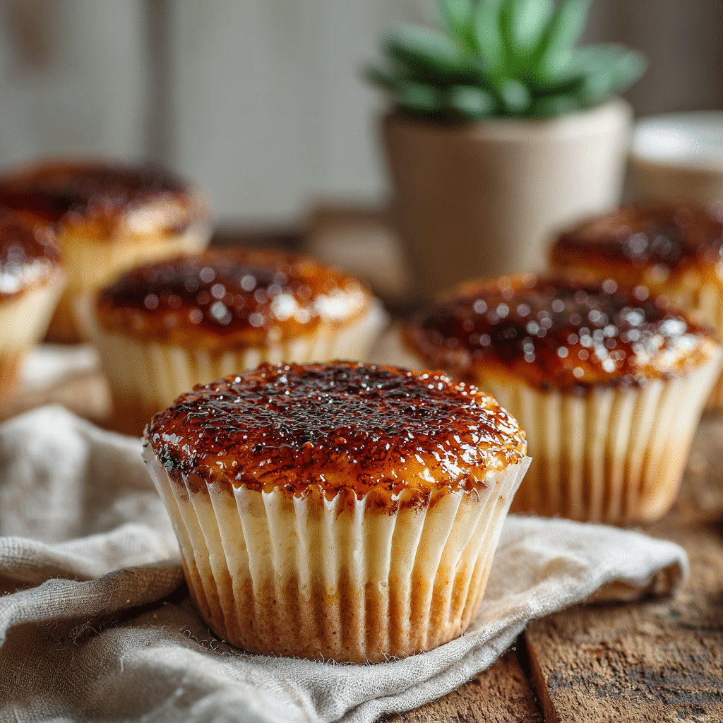 Crème Brûlée Cupcakes Recipe - Recipe Image