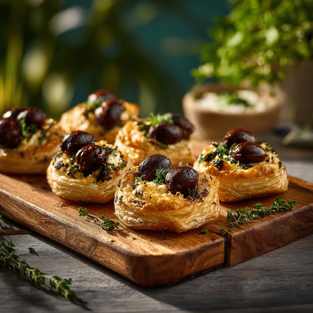 Mini Feta & Olive Puffs Recipe