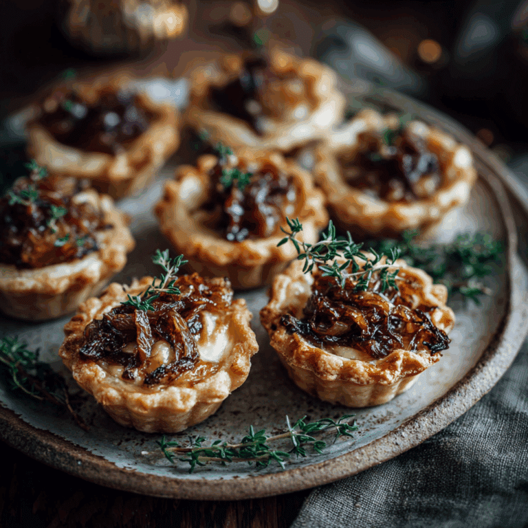 Mini Brie and Caramelized Onion Tartlets Recipe