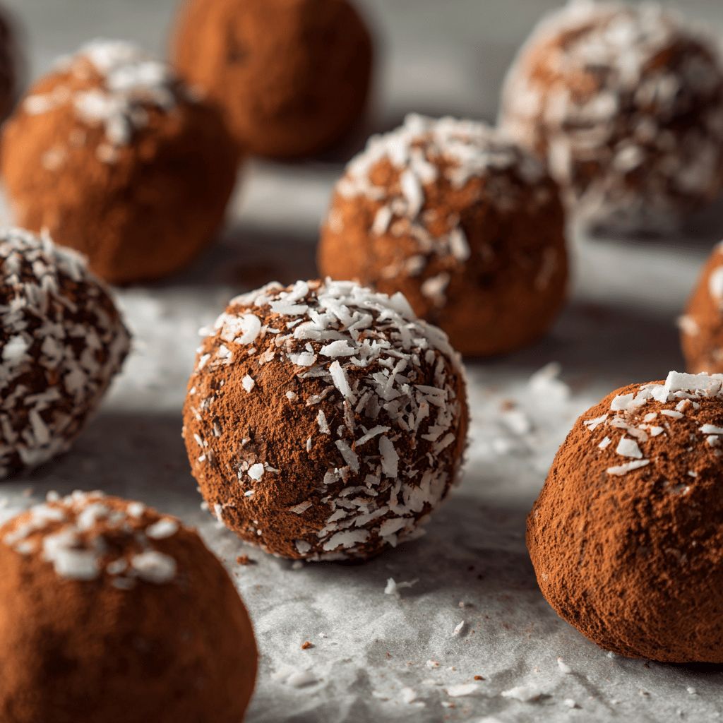 Chocolate Coconut Truffles Recipe - Recipe Image