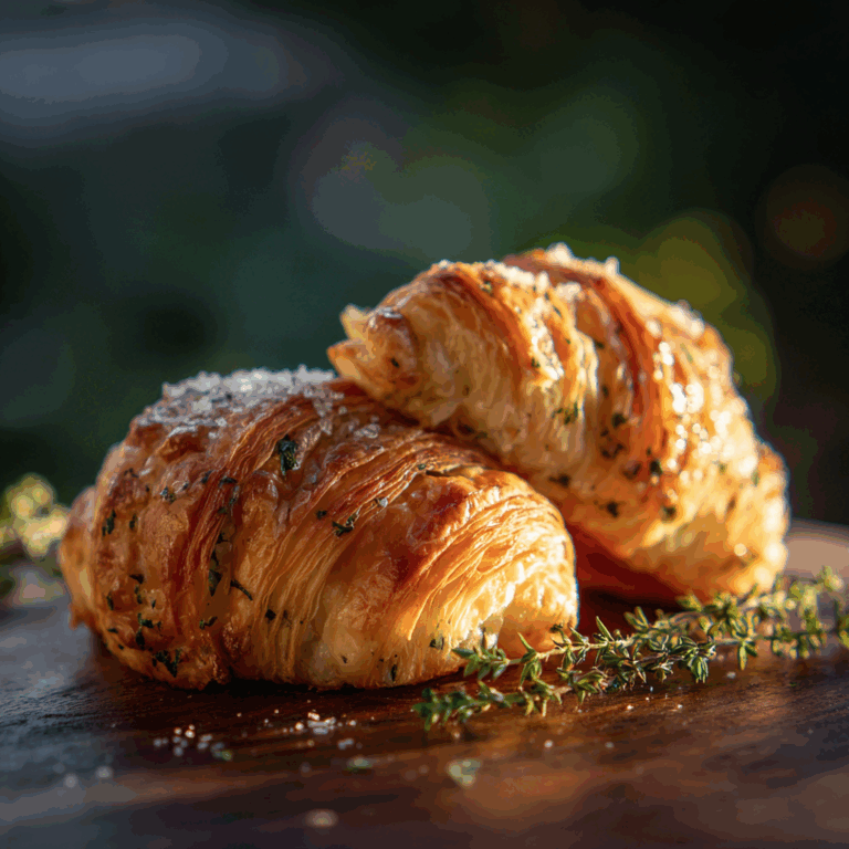 Herb Butter Croissant Toast