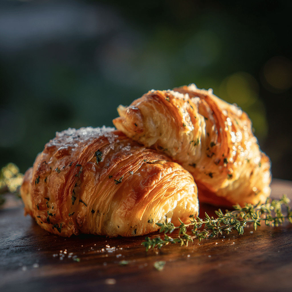Herb Butter Croissant Toast