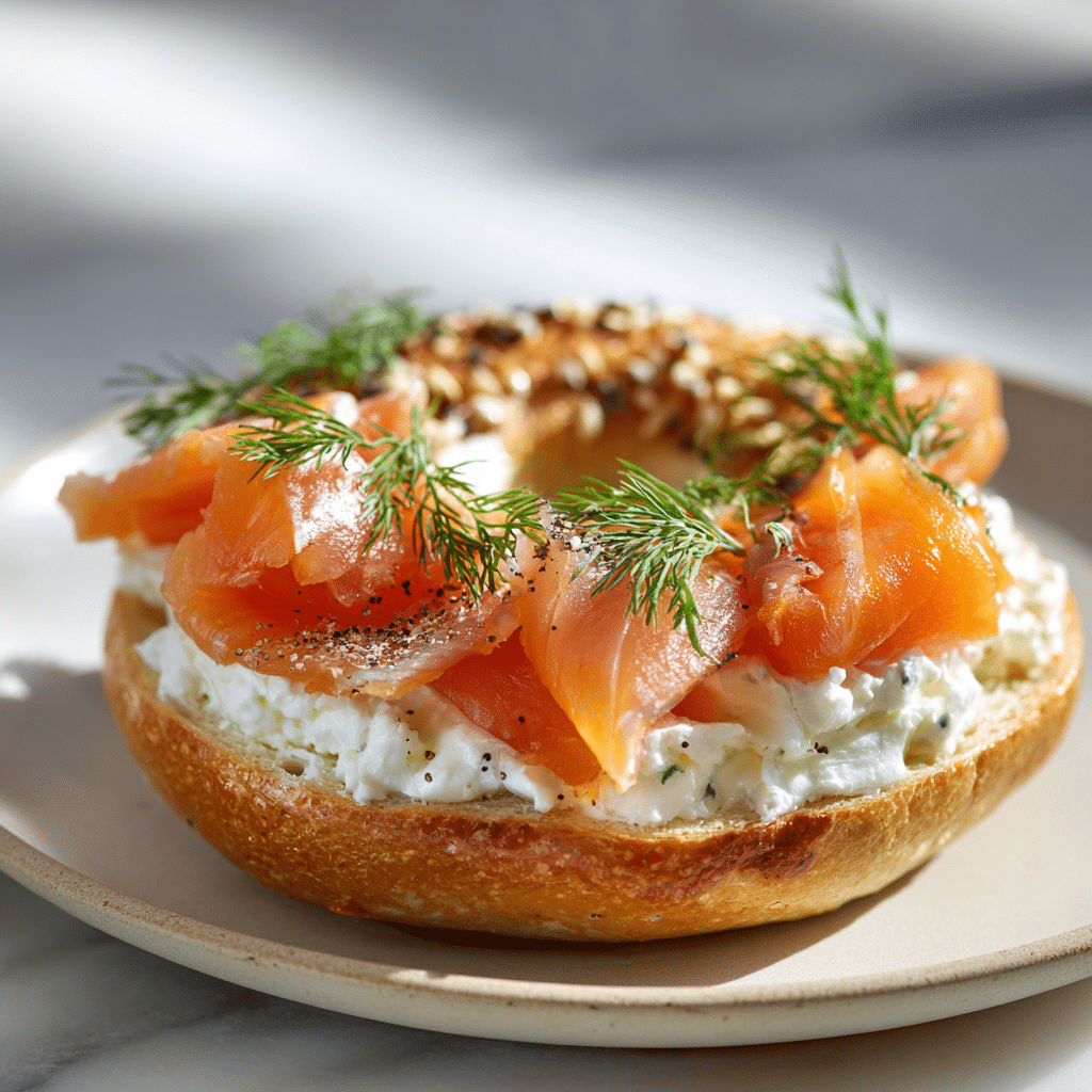 Smoked Salmon Bagel