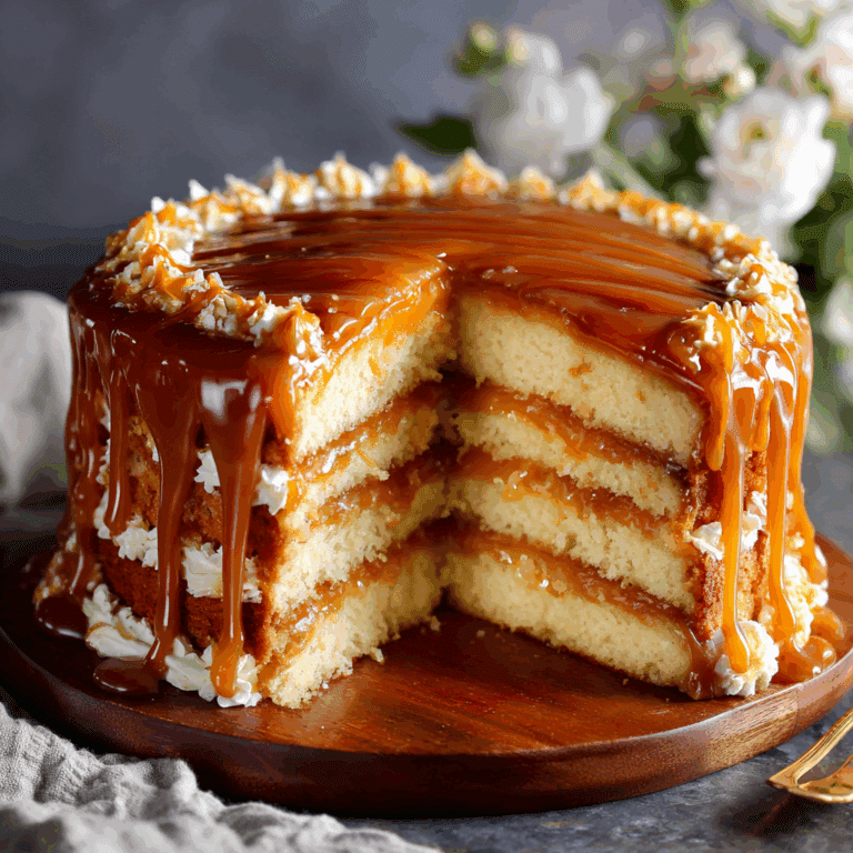 Salted Caramel Cake Recipe