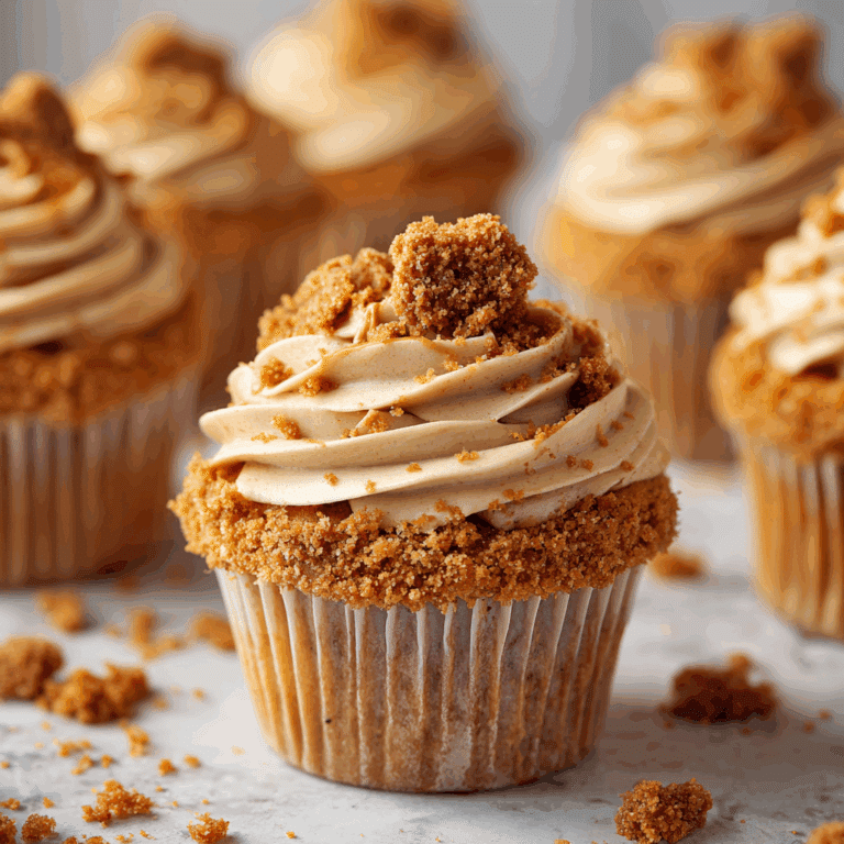 Biscoff Cupcakes Recipe