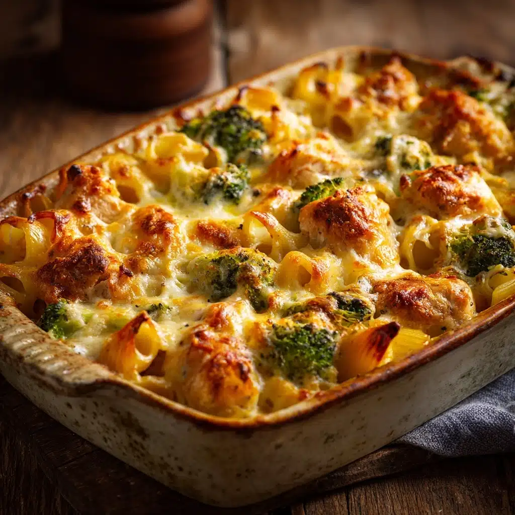 Cheesy Chicken Broccoli Pasta Bake Recipe