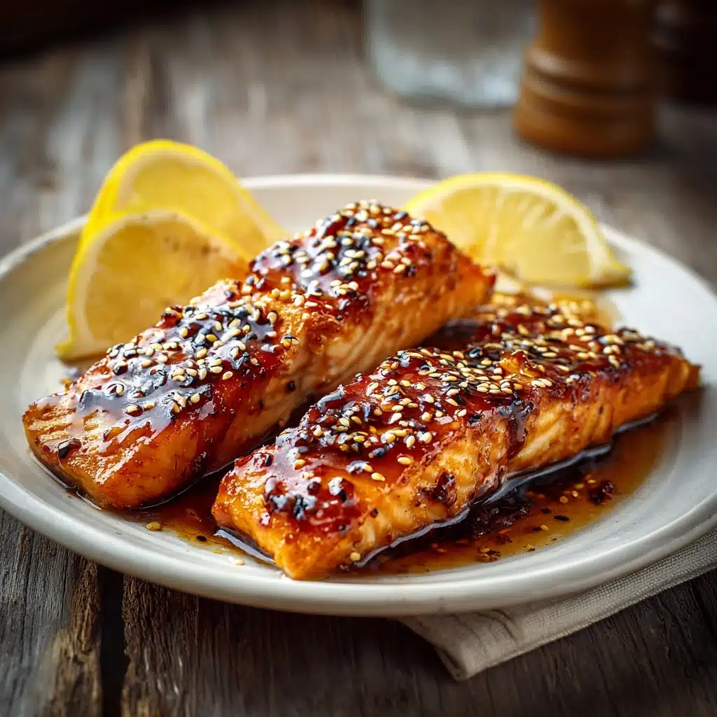 Honey Garlic Baked Salmon Recipe