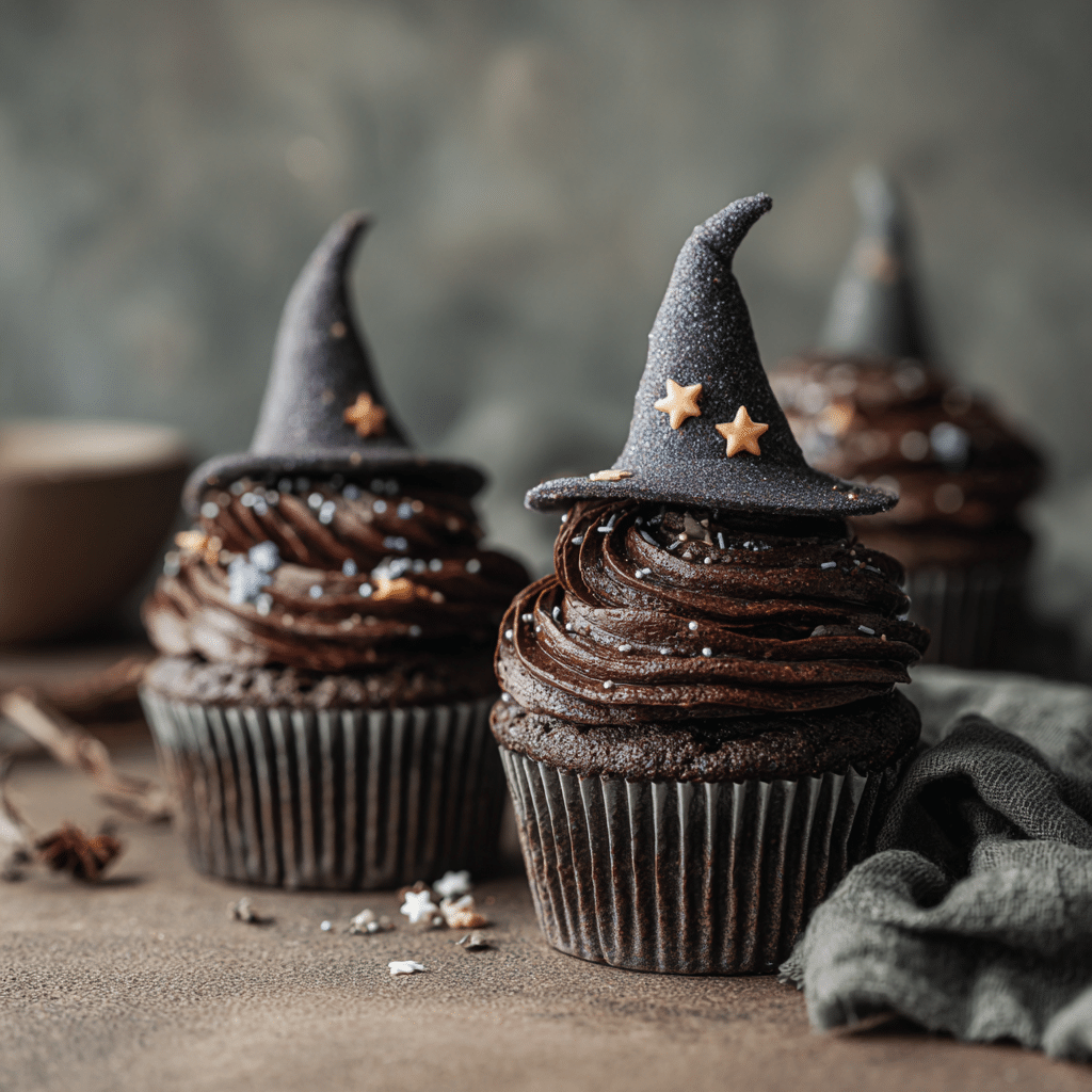 Witch Hat Cupcakes Recipe - Recipe Image