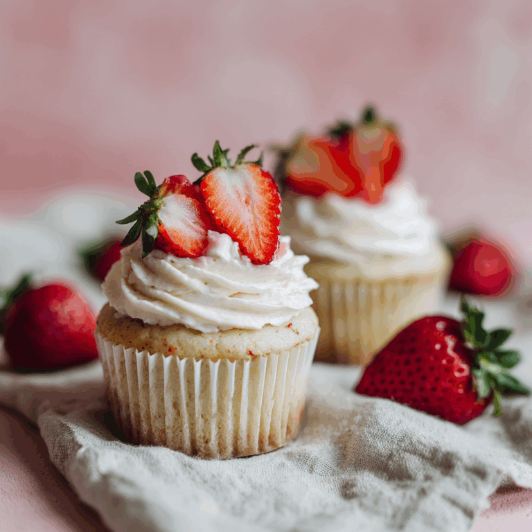Strawberry Cheesecake Cupcakes Recipe