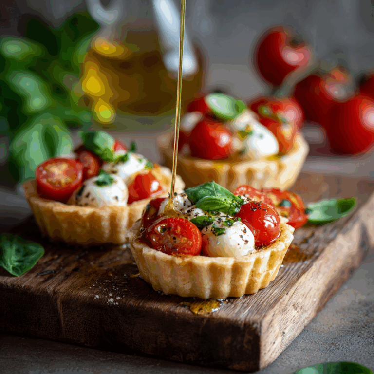 Mini Caprese Tarts Recipe
