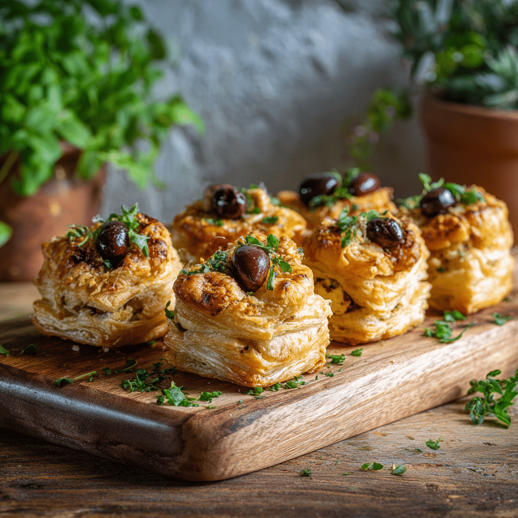Mini Feta & Olive Puffs Recipe - Recipe Image