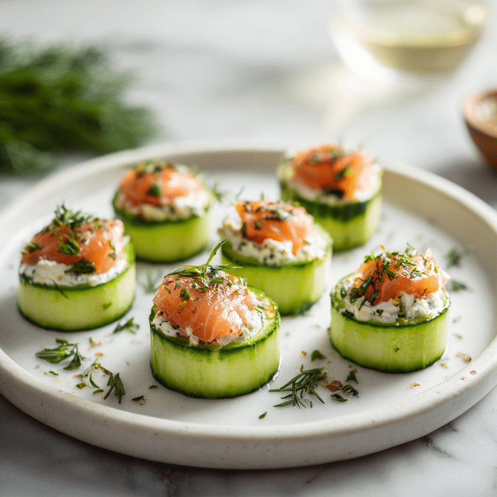 Smoked Salmon Cucumber Cups Recipe - Recipe Image
