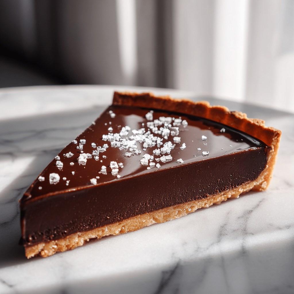 Chocolate Tart with Sea Salt Recipe - Recipe Image