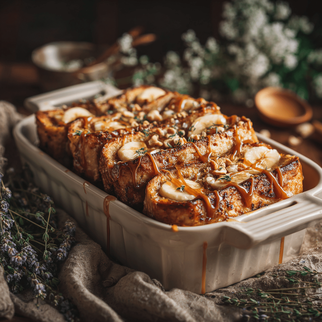 Banana Nut French Toast Bake