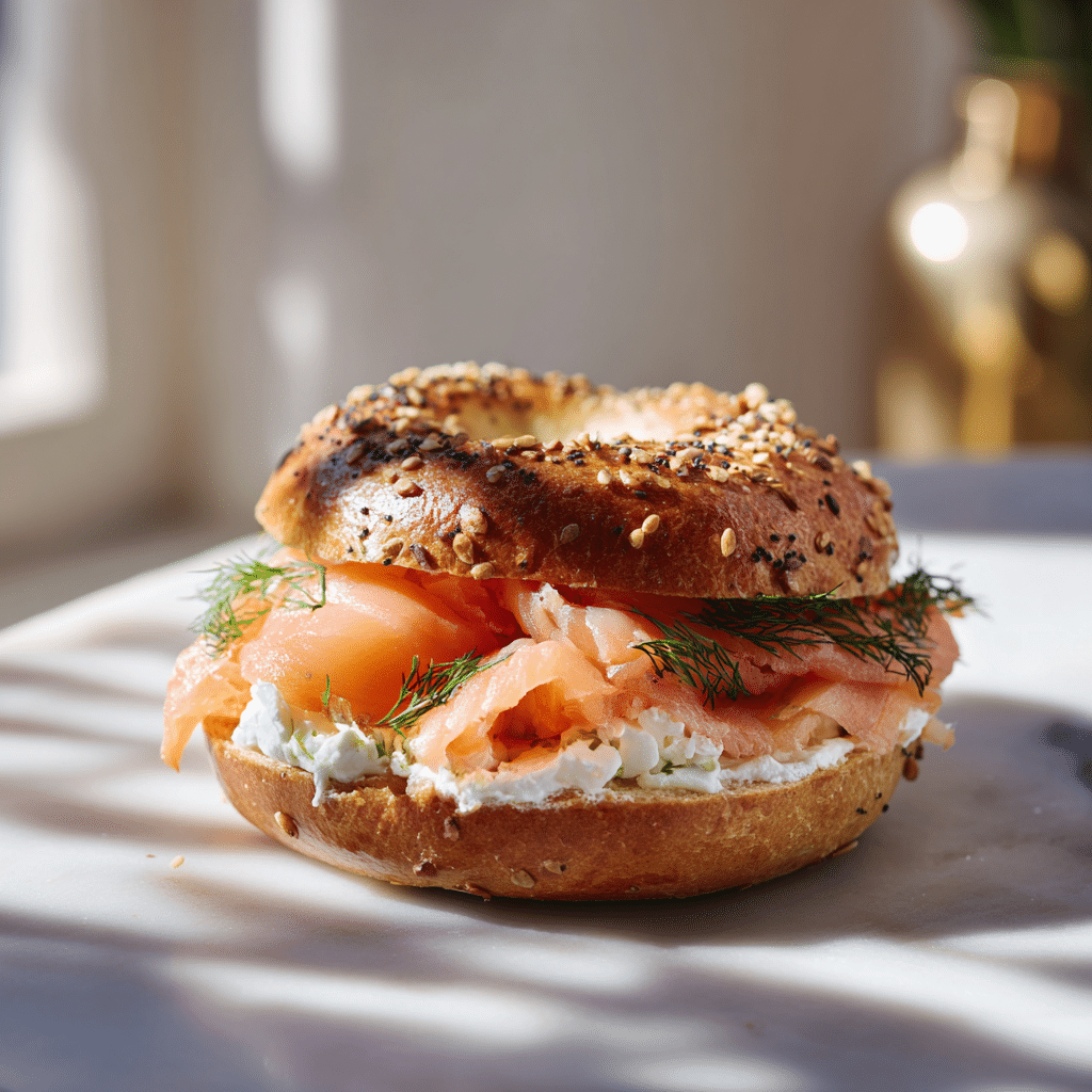 Smoked Salmon Bagel - Recipe Image