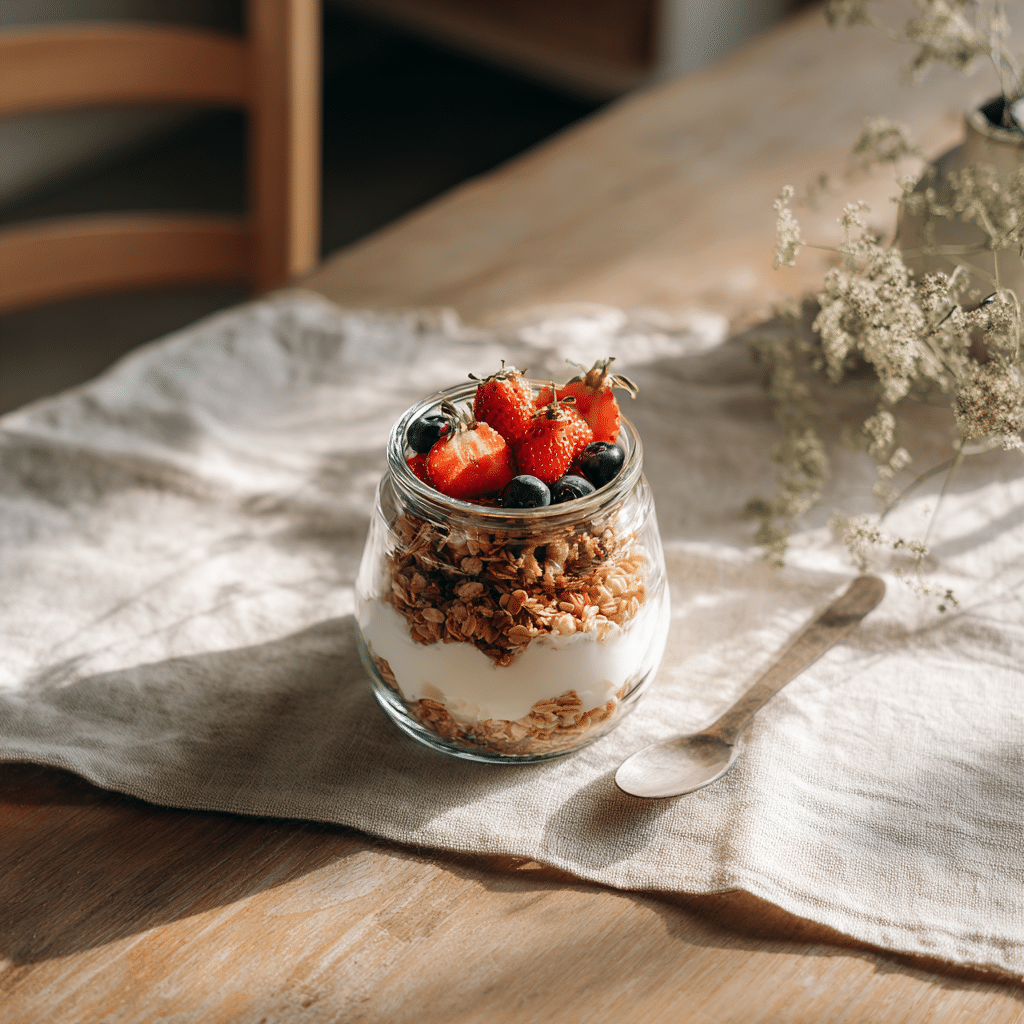 Yogurt & Granola Breakfast Jar - Recipe Image