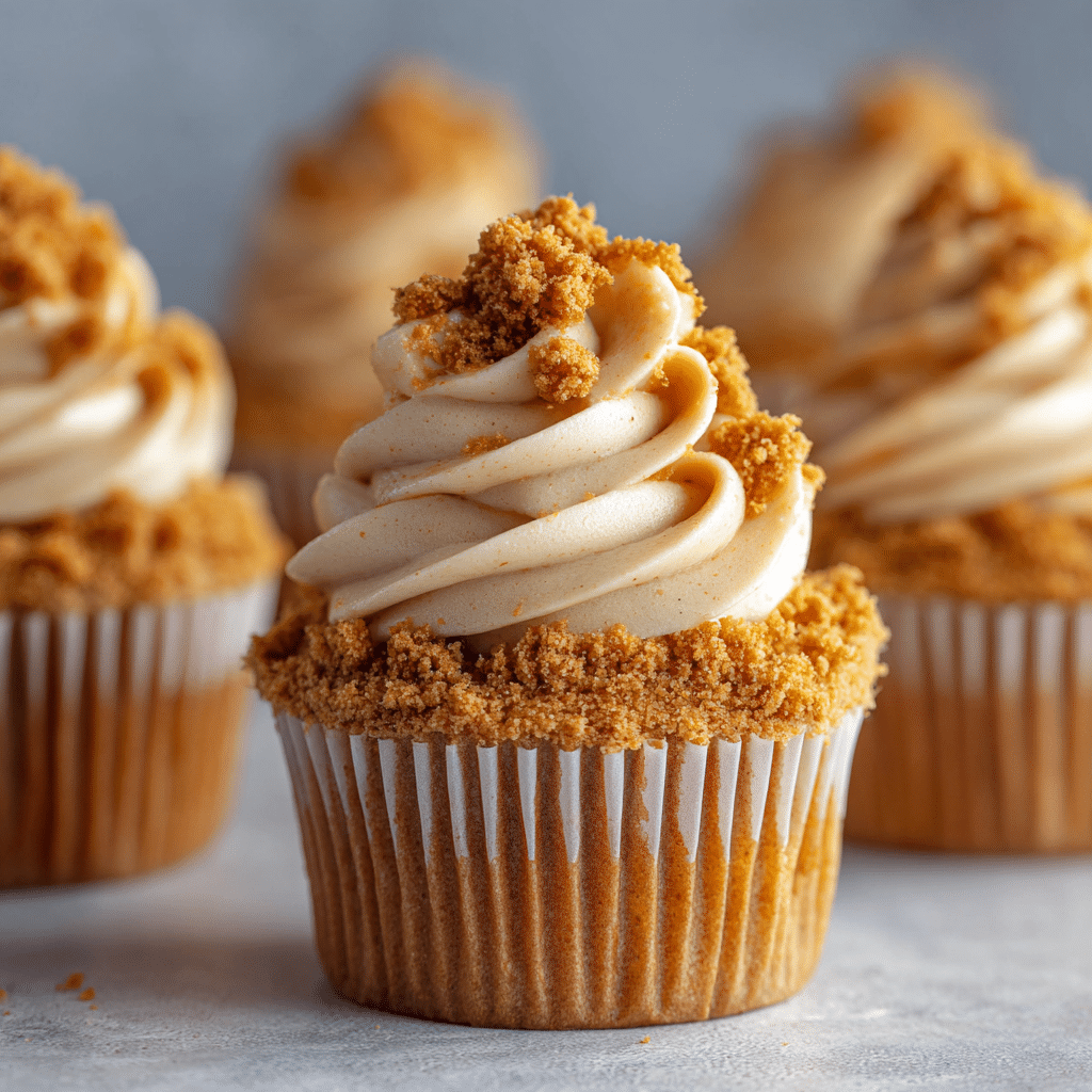 Biscoff Cupcakes Recipe - Recipe Image