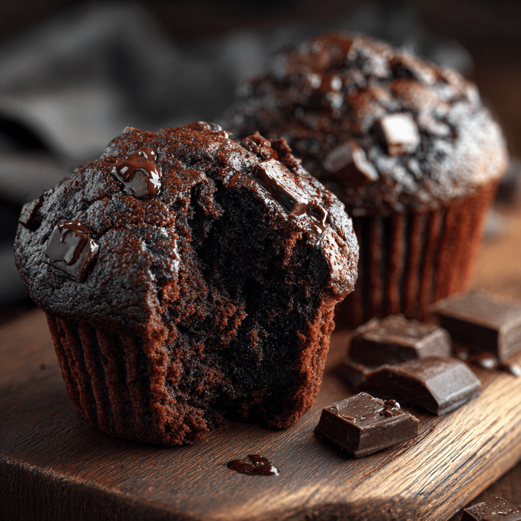 Chocolate Muffins - Recipe Image