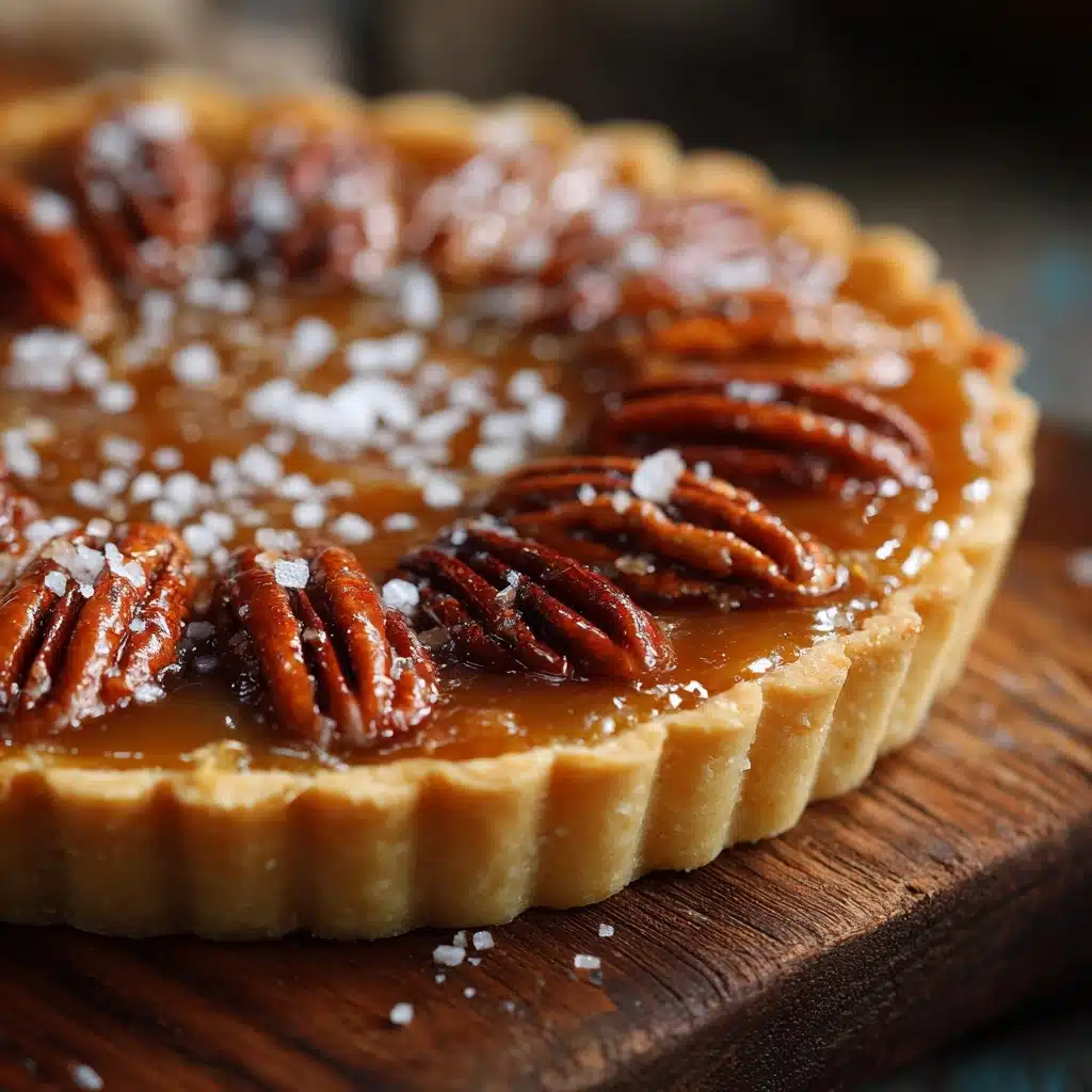 Salted Caramel Pecan Tart Recipe - Recipe Image