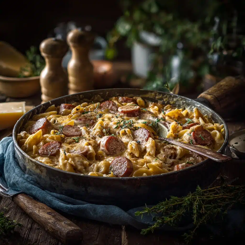 One-Pot Creamy Sausage Pasta Recipe