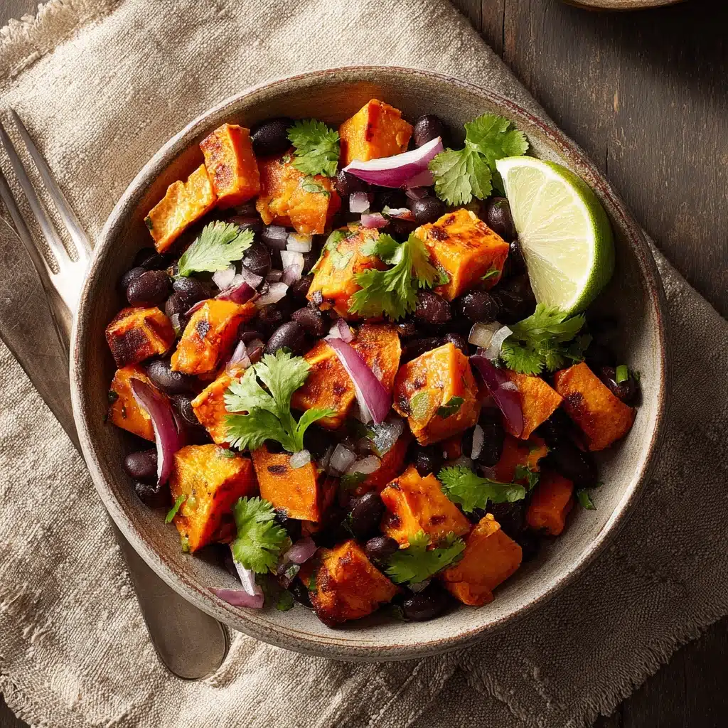 Roasted Sweet Potato & Black Bean Salad Recipe - Recipe Image