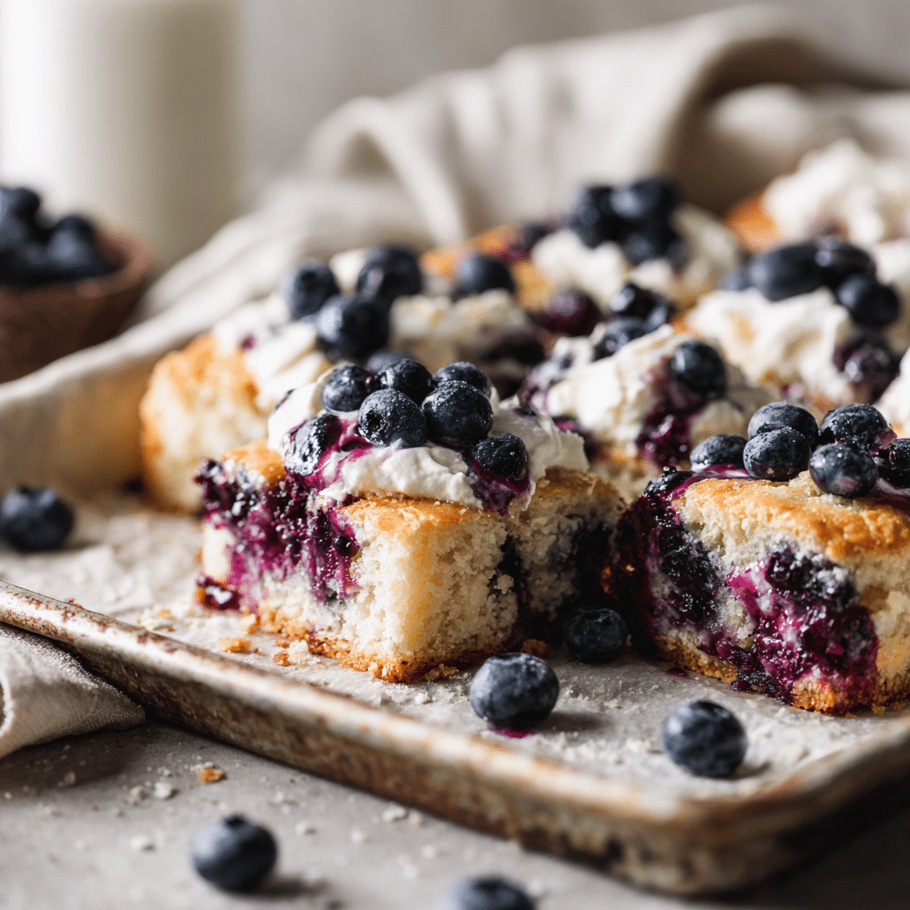Sheet Pan Blueberry Shortcake Recipe - Recipe Image