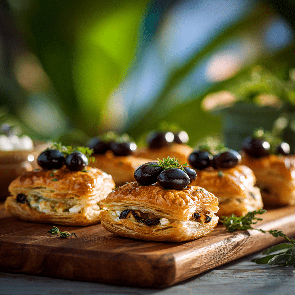 Mini Feta & Olive Puffs Recipe - Recipe Image