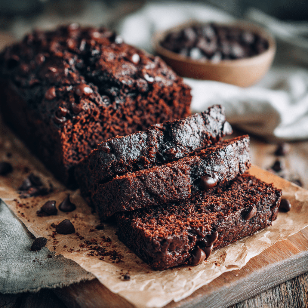 Chocolate Banana Bread Recipe - Recipe Image