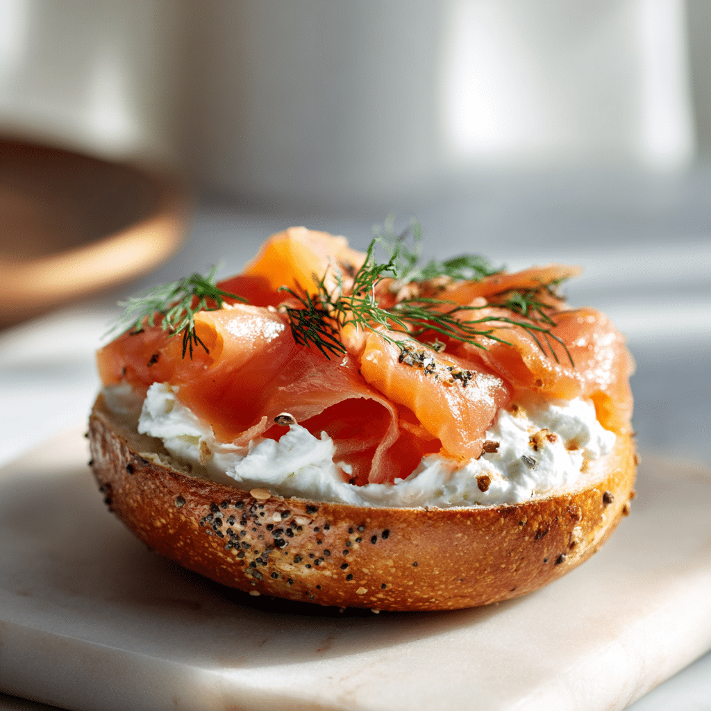Smoked Salmon Bagel - Recipe Image