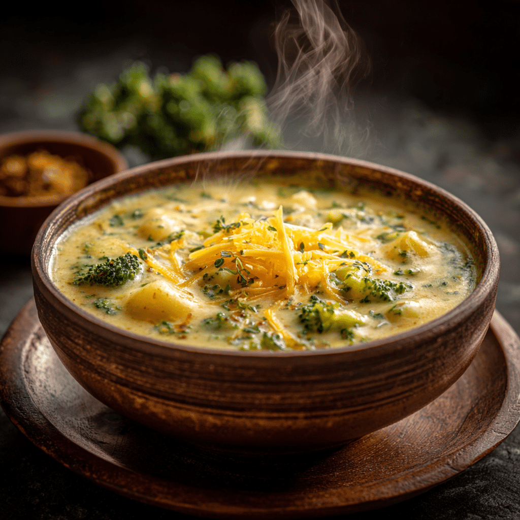 Potato Broccoli Cheddar Soup (Print-Friendly Version) Recipe - Recipe Image