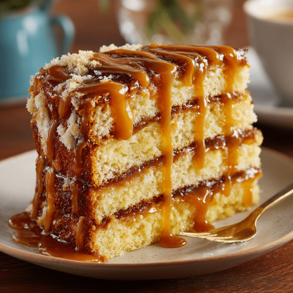 Salted Caramel Cake Recipe - Recipe Image