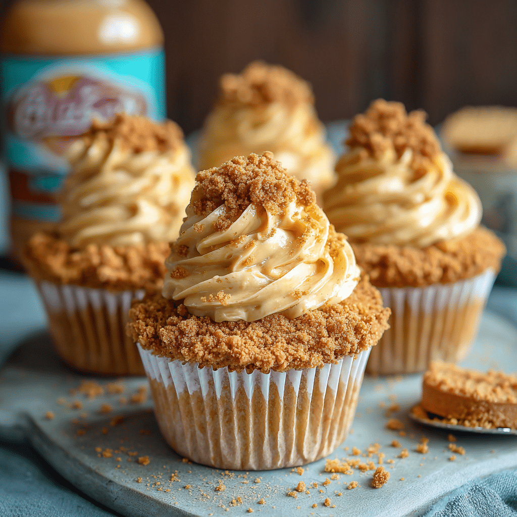 Biscoff Cupcakes Recipe - Recipe Image