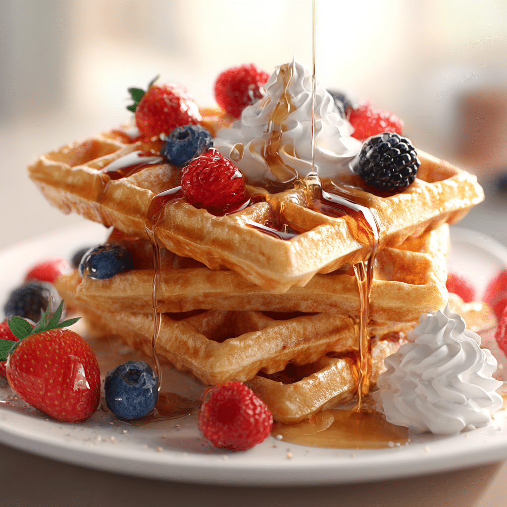 Homemade Waffle Recipe - Recipe Image