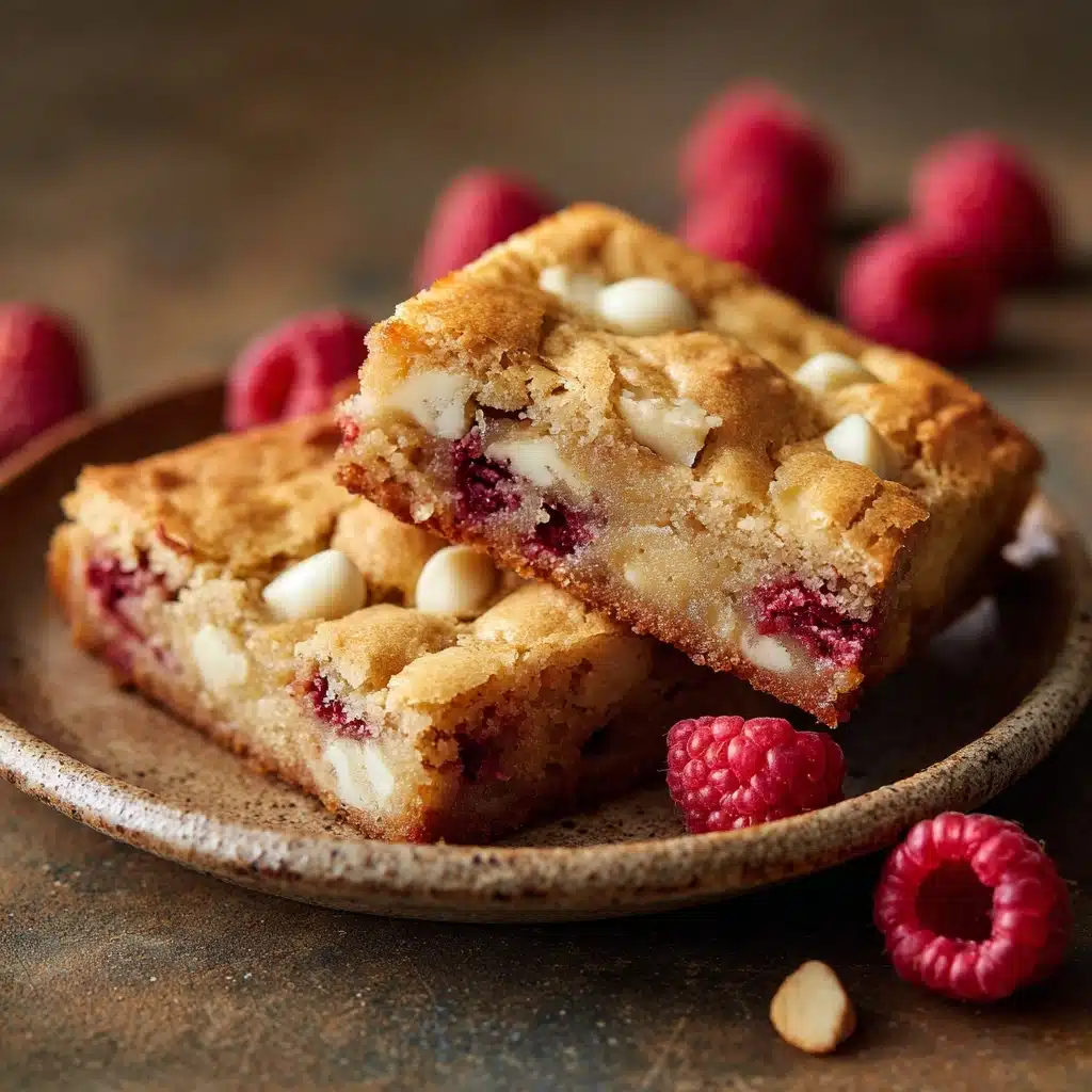 White Chocolate Raspberry Blondies Recipe