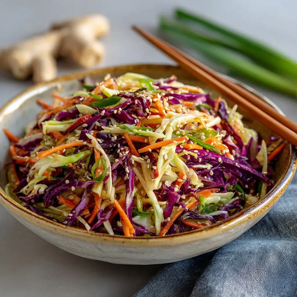 Crunchy Asian Sesame Slaw Recipe - Recipe Image