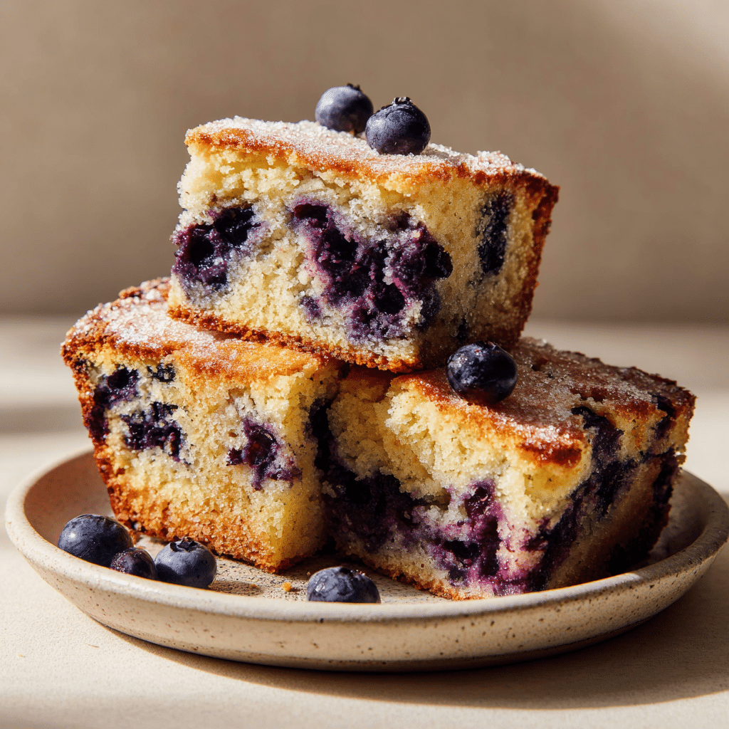 Blueberry Breakfast Cake Recipe - Recipe Image