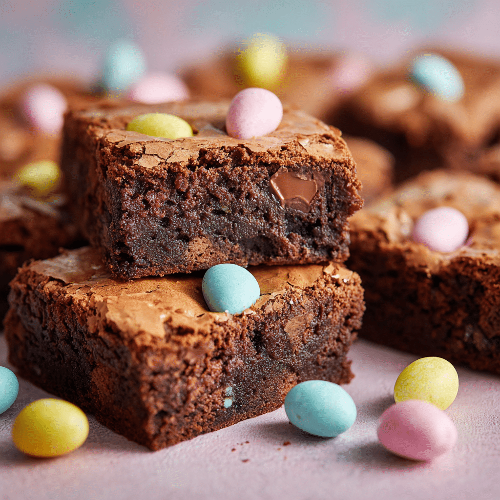 Easter Brownies Recipe - Recipe Image