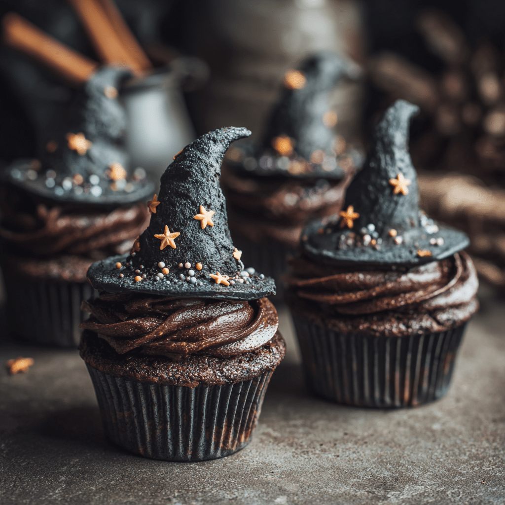 Witch Hat Cupcakes Recipe - Recipe Image