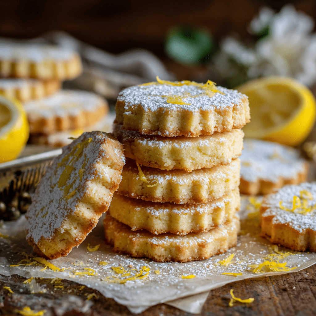 "Lemon Shortbread Cookies Recipe