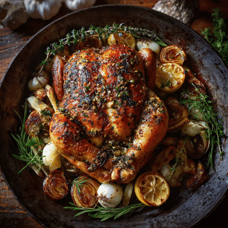 "Lemon Herb Roasted Chicken Recipe
