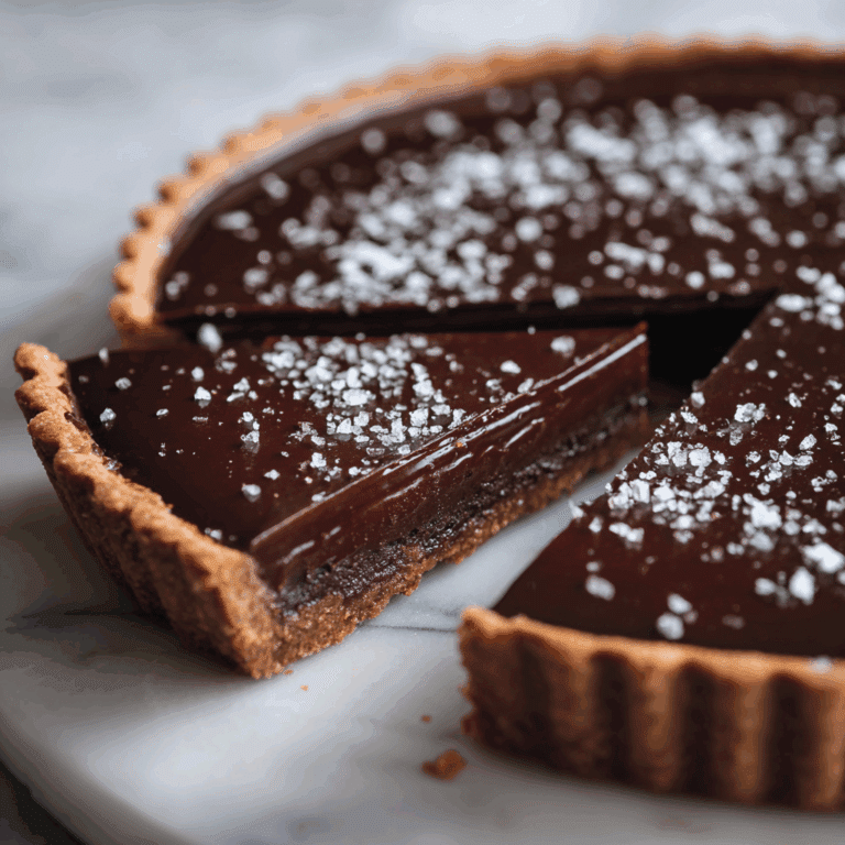 Chocolate Tart with Sea Salt Recipe