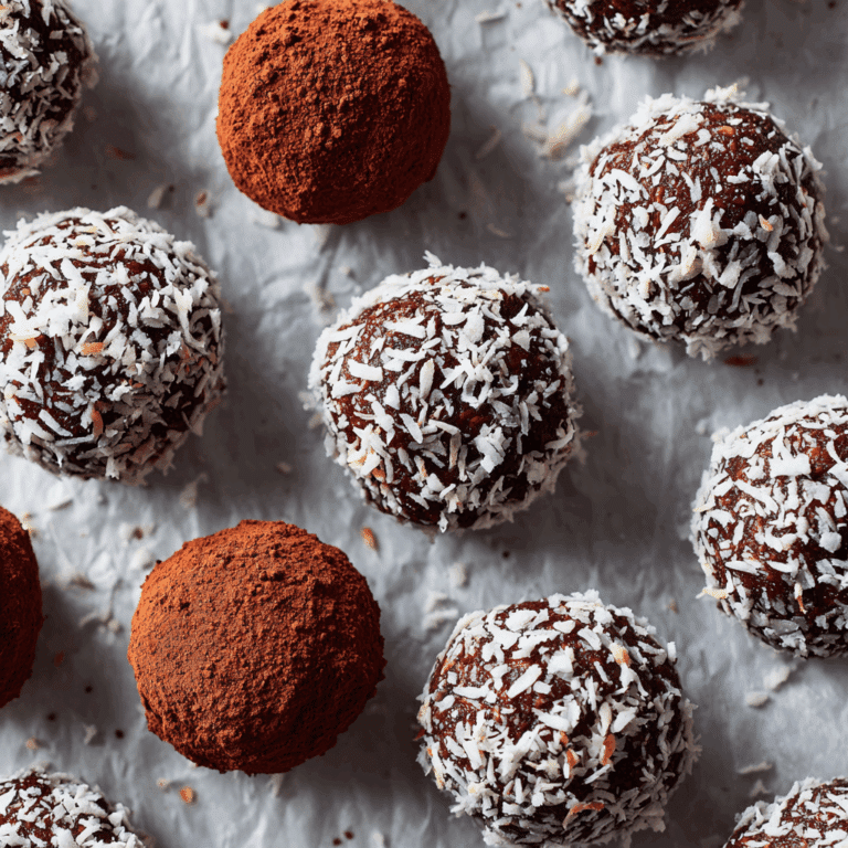 Chocolate Coconut Truffles Recipe