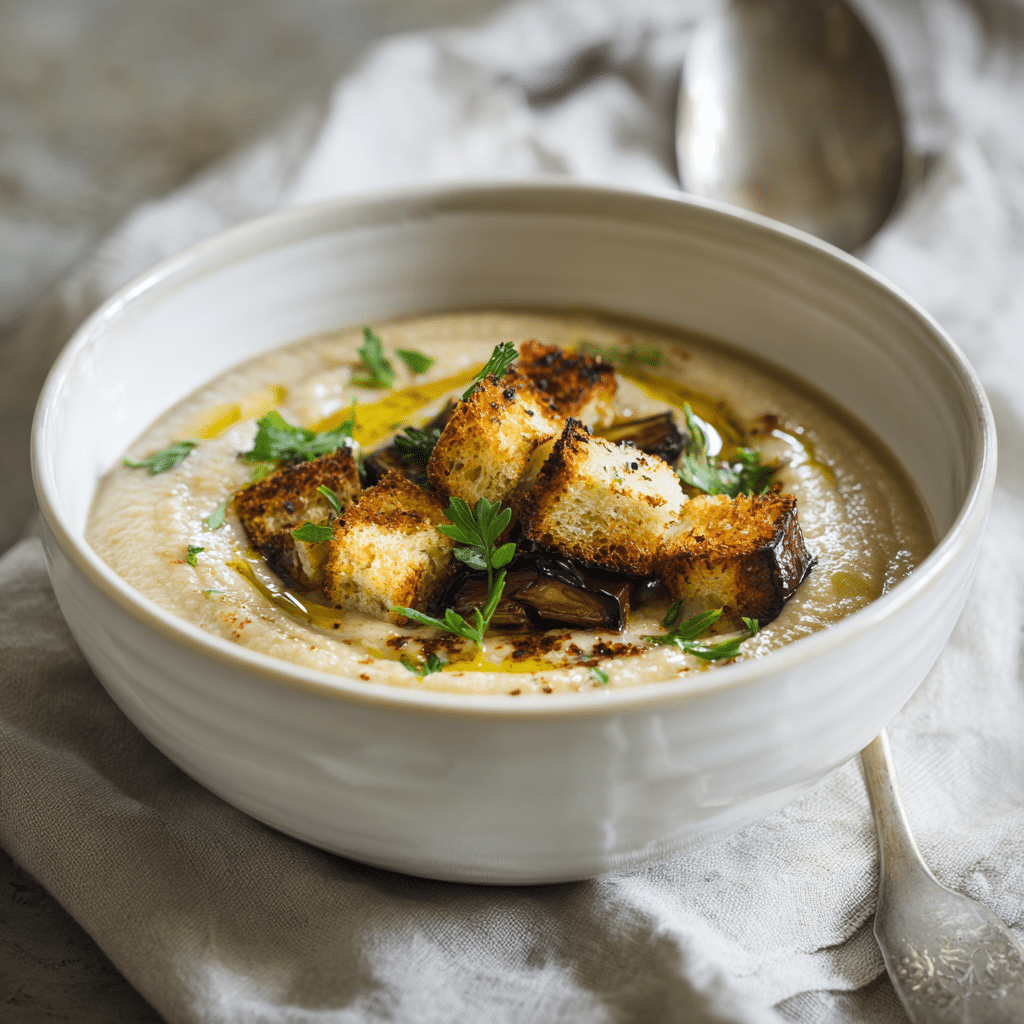 Eggplant & Potato Soup Recipe - Recipe Image