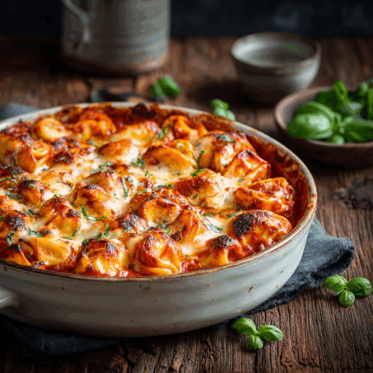 Cheese Tortellini Bake Easy (Print-Friendly Version) Recipe