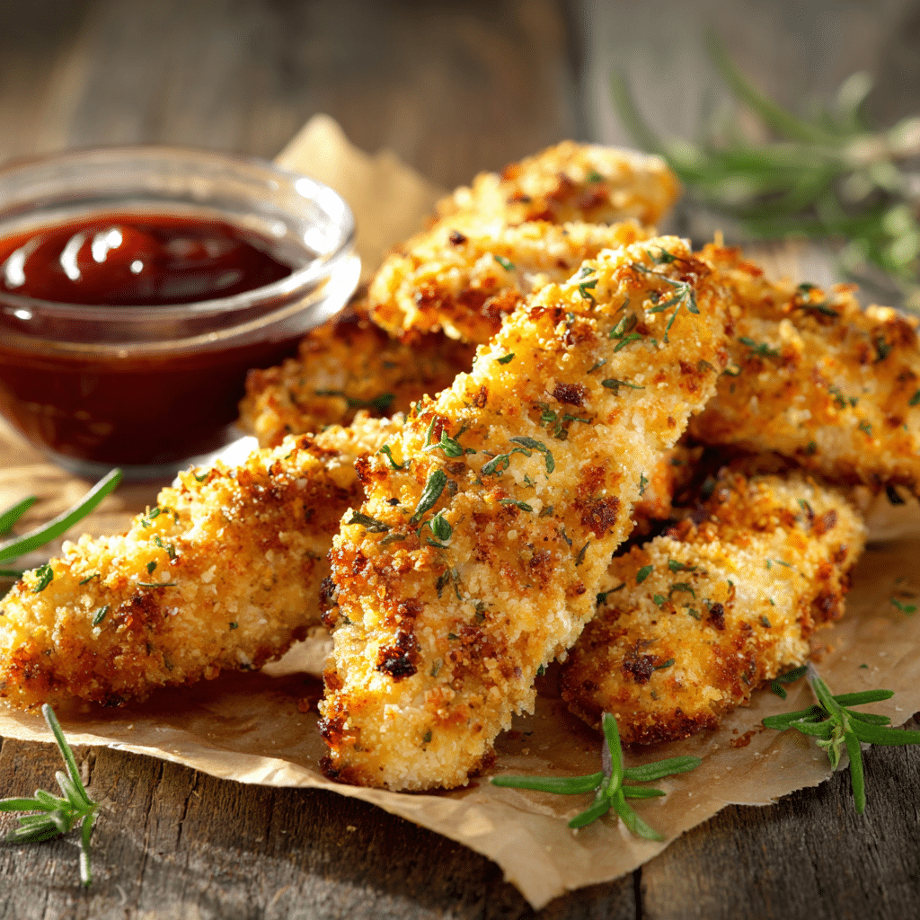 Crispy Baked Chicken Tenders (Print-Friendly Version) Recipe