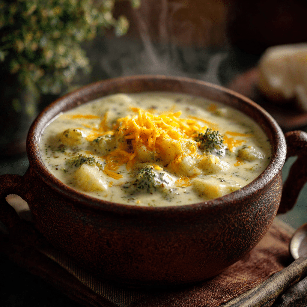 Potato Broccoli Cheddar Soup (Print-Friendly Version) Recipe