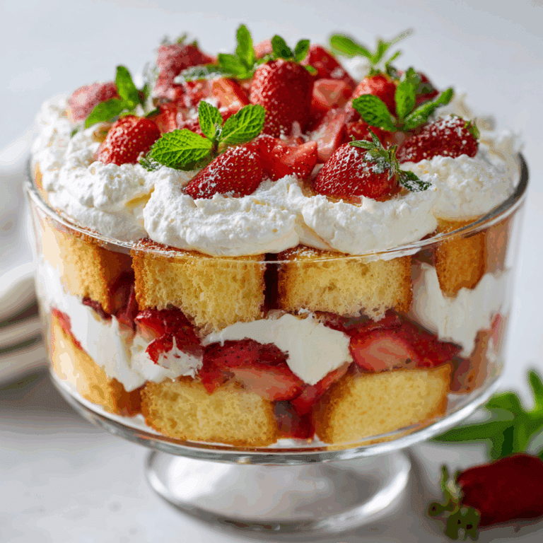 Strawberry Shortcake Trifle (Print-Friendly Version) Recipe