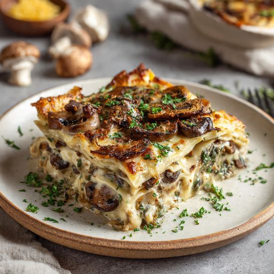 Mushroom Lasagna Recipe - Recipe Image