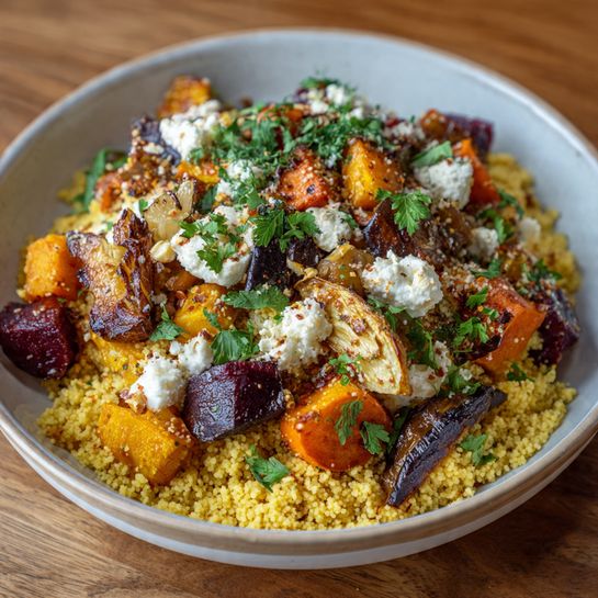 Roasted Vegetable Couscous Recipe - Recipe Image